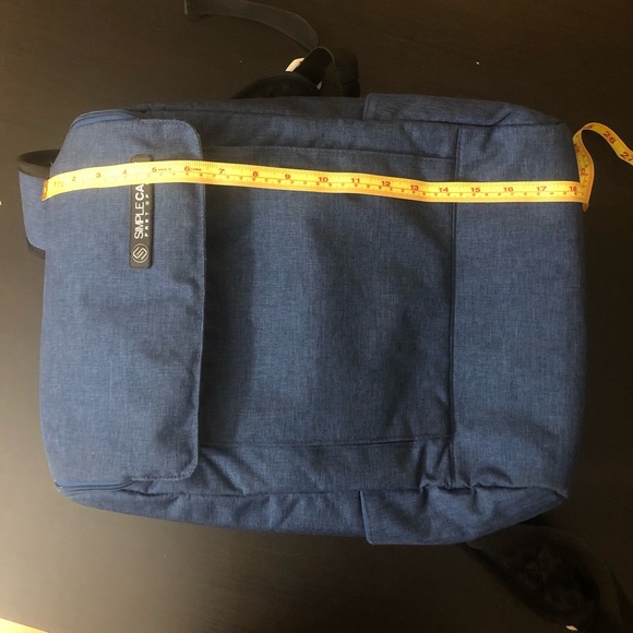 SIMPLE CARRY Blue Backpack - Picture 4 of 5